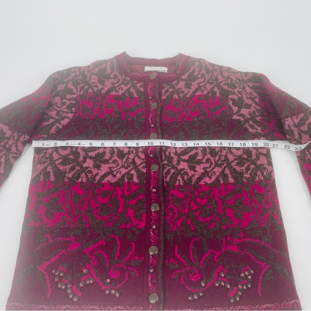 Pendleton - Vtg 100% Lambswool Classic Button Fro… - image 6